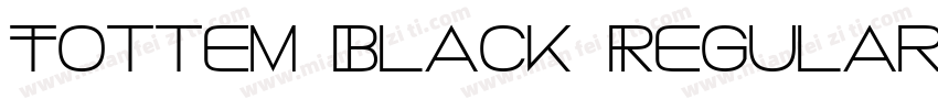 Tottem Black Regular字体转换